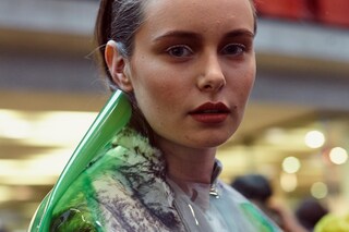 Backstage at Benjamin Waters, Central Saint Martins BA 2016