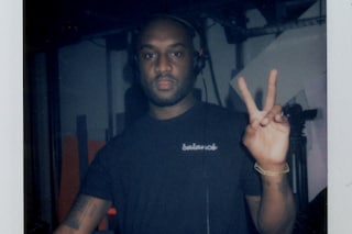 Dazed Virgil Abloh Off White party polaroids