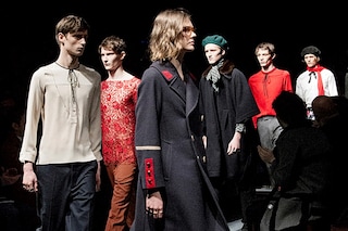 Gucci AW15 runway, Menswear, Dazed backstage