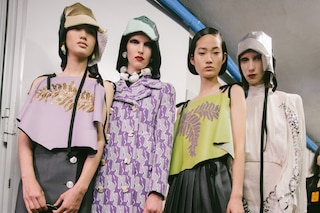Backstage at Prada SS20 4