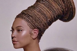 Beyonce black is king film beauty looks hair makeup 