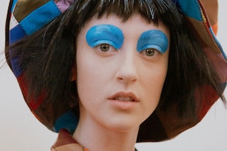 Jeremy Scott AW15, womenswear, Dazed backstage, squares