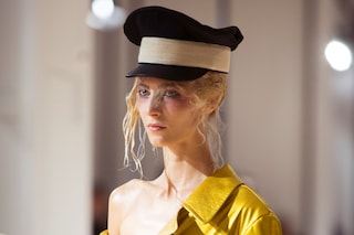 Backstage at Yohji Yamamoto SS15 Dazed