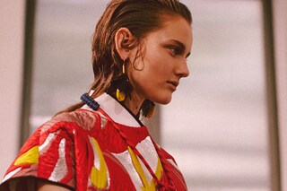 Backstage at Marni SS15
