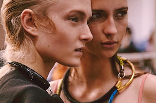 Backstage at Marni SS15