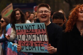 Edinburgh trans protest