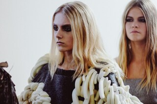 Central Saint Martins MA, AW15, Hayley Grundmann, Knitwear