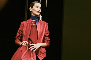 Backstage at Trussardi SS15