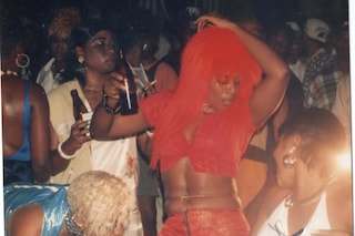 Women at a bashment in Waterhouse, Kingston. Image