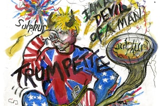 Boris Johnson Vivienne Westwood general election drawings 
