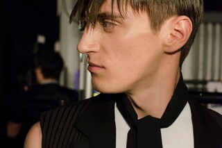Nicomede Talavera SS15 Mens collections, Dazed backstage