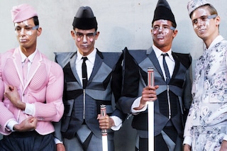 Thom Browne SS15 Mens collections, Dazed backstage