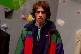 martine rose ss18 london show climbing wall 