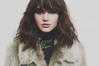 Topshop Unique AW15 Womenswear Dazed backstage fur jacket