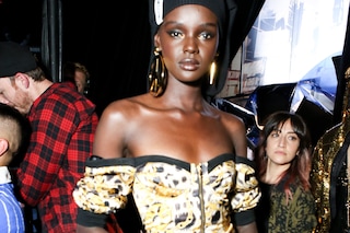 moschino h&amp;m jeremy scott collaboration show naomi campbell 