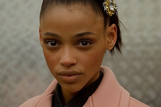 Prada AW15, Dazed backstage, Milan, Womenswear, pink, jewel