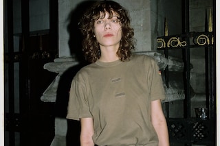 Yu Fujiwara outside Vetements AW16 on the streets Paris