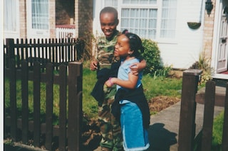 Karis Beaumont and her brother