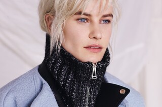 Belstaff AW15 Womenswear London presentation roll neck knit