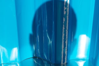Wolfgang Tillmans, “Blue self-portrait shadow” (2020)