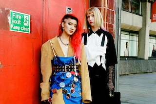 Yu Fujiawara street style London Fashion Week