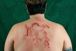 Catherine Opie, “Self-portrait/Cutting” (1993)