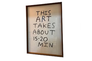 Babak Ganjei, “This Art Takes About 15-20 Min”
