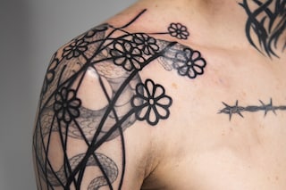 Blast over tattoos