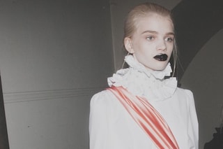 Stella Lucia (Viva) backstage at Giles AW15, Dazed new faces