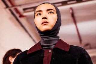 Hunter AW15, Dazed backstage, womenswear, london hood velvet