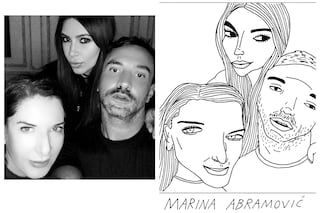 Givenchy SS16 Kim Kardashian Riccardo Tisci Marina Abramovic