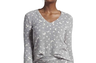 Kendall and Kylie Jenner moon print PJs
