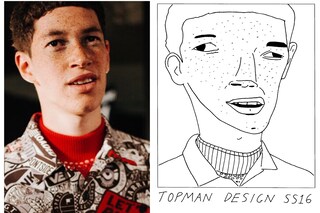 Topman Design SS16 LCM Badly Drawn Models Sean Ryan