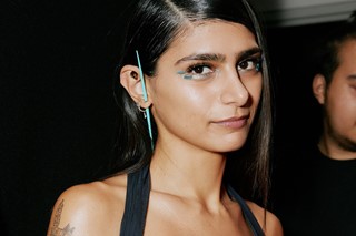KNWLS SS24 womenswear show Mia Khalifa