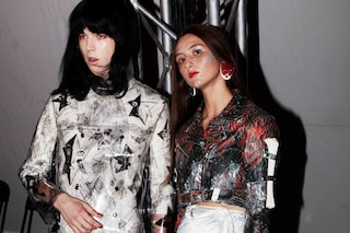 Claire Barrow backstage Fashion East SS14 by Rebec
