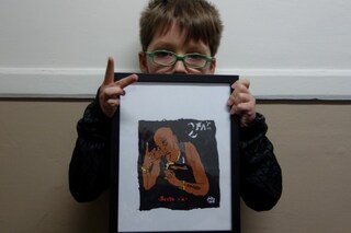 Yung Lenox, rap drawings, Dazed