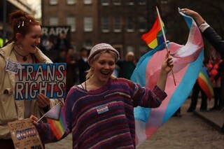 Edinburgh trans protest