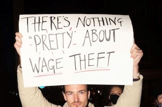 Pretty Little Thing show protest AW22