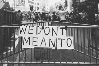 Hong Kong Occupy Central protest sign