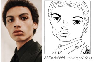 Alexander McQueen SS16 LCM Badly Drawn Models Sean Ryan