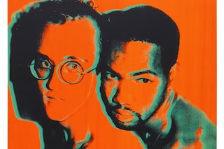 Andy Warhol, Portrait of Keith Haring and Juan Dubose