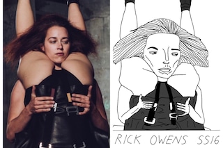 Rick Owens SS16 Badly drawn models