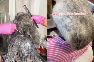 Detangling matted hair TikTok depression