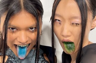 Beauty at Chet Lo AW23 dazed Isamaya Ffrench