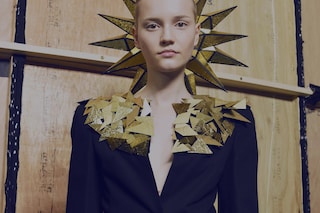 Backstage at Gareth Pugh SS17