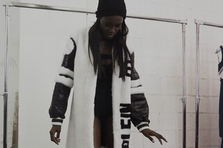 Philipp Plein AW15 backstage Womenswear light up shoes sport