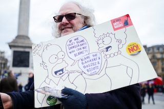 Anti-racism demonstration London UK