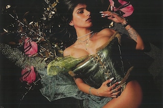 Mia Khalifa in archive Jean Paul Gaultier fashion in Paris