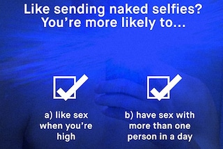 Sex, drugs and selfies