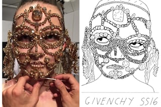 Givenchy SS16 Badly Drawn Models